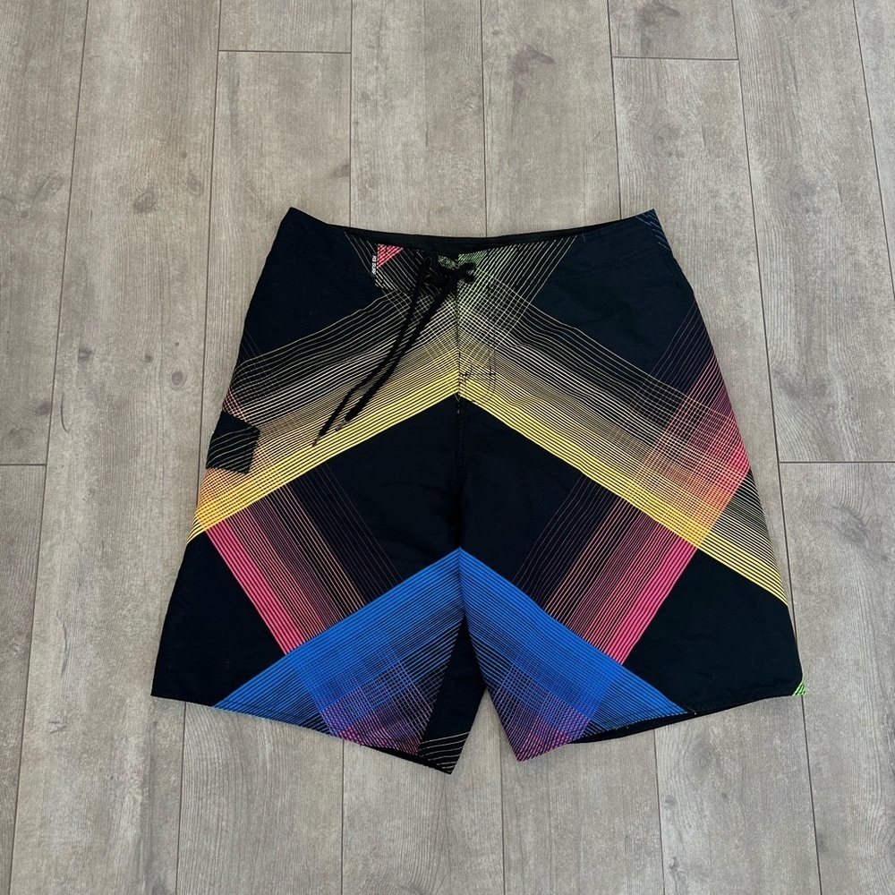 RS Surf Men’s sz 34 Swim Board Shorts retro vintage